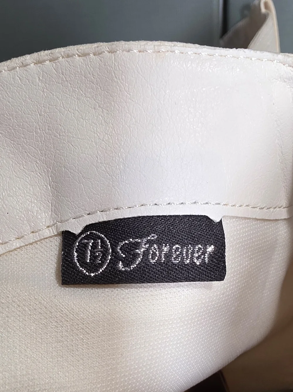 ✨ Forever Link White Rhinestone Over-The-Knee Cowgirl Boots 7.5